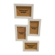 4x6 Photo Frame Printed with Your Personalized Design - White Collage