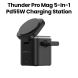 Amazingthing Thunder Pro Mag 5-in-1 PD55W Wireless Charging Station – Black | TP24001BK