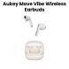 Aukey Move Vibe Truly Wireless Bluetooth In-Ear Earbuds with Charging Case – White | EP-M4