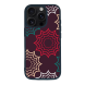iPhone 16 Pro Max Black Case  Printed With Geometric Pattern