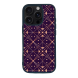 iPhone 16 Pro Max Black Case  Printed With Gradient Art Deco Pattern