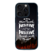 iPhone 16 Pro Max Black Case  Printed With Positive Lettering With Photo