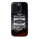 iPhone 16 Pro Black Case  Printed With Positive Lettering With Photo