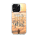iPhone 16 Pro Transparant Case Printed With Travel Lettering With Quote And Image