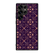 Samsung S25 Ultra Black Case  Printed With Gradient Art Deco Pattern