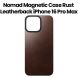 Nomad Magnetic Leatherback for iPhone 16 Pro Max | Rust | NM01361985