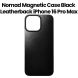 Nomad Magnetic Leatherback for iPhone 16 Pro Max | Black | NM01363385
