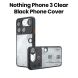 Nothing Phone 3 Soft Bumper Case Full Back Protection | Dark Grey