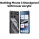 Nothing Phone 3 Shockproof Soft Cover with Acrylic Back MagSafe Compatible | Transparent