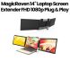 MagicRaven 14" Laptop Screen Extender FHD 1080p Plug & Play | Black | Z140A01D
