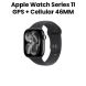 Apple Watch Series 11 GPS + Cellular 46mm Jet Black Aluminium Case with Black Sport Band S/M | MFC24AF/A