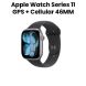 Apple Watch Series 11 GPS + Cellular 46mm Space Grey Aluminium Case with Black Sport Band M/L | MFCA4AF/A