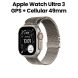 Apple Watch Ultra 3 GPS + Cellular 49mm Natural Titanium Case with Natural Titanium Milanese Loop Medium | MEWY4AF/A