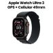 Apple Watch Ultra 3 GPS + Cellular 49mm Black Titanium Case with Black Alpine Loop Small | MF0Q4AF/A