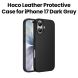 HOCO Leather Protective Case for iPhone 17 – Dark Gray | DG29
