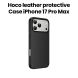 HOCO Leather Protective Case for iPhone 17 Pro Max – Black | DG29