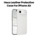 HOCO Leather Protective Case for iPhone Air – Light Gray | DG29