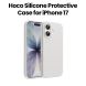 HOCO Silicone Protective Case for iPhone 17 – Light Gray | DG30