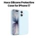 HOCO Silicone Protective Case for iPhone 17 – Light Blue | DG30