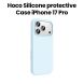 HOCO Silicone Protective Case for iPhone 17 Pro – Light Blue | DG30
