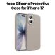 HOCO Silicone Protective Case for iPhone 17 – Gray | DG30