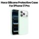 HOCO Silicone Protective Case for iPhone 17 Pro – Green | DG30