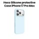 HOCO Silicone Protective Case for iPhone 17 Pro Max – Light Blue | DG30