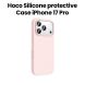 HOCO Silicone Protective Case for iPhone 17 Pro – Pink | DG30