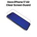 HOCO 5X Silk Clear Screen Guard for iPhone Air – Black