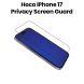 HOCO 10X Silk Privacy Screen Guard for iPhone 17 – Black