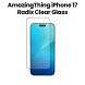AmazingThing iPhone 17 6.3-Inch 3D Fully Covered Radix Clear Glass – Clear | IP176.3ASGLA