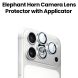 Elephant Horn Camera Lens Protector with Applicator iPhone 17 Pro/Pro Max Clear | EH-CLRTTSG17-CL