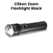 Clikon Zoom In Zoom Out Flashlight 2000mAh – Black | CK8031