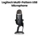 Logitech Professional Multi-Pattern USB Microphone – Black | Yeti X