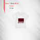 Jumbo Print White T-Shirt With Qatar Flag - White (XL)