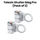 Telesin Shutter Mag Pro with Pro Style Shooting Machine -White | (Pack of 2)
