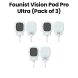 Founist Vision Pod Pro Ultra-Compact Magnetic Selfie Monitor - White | (Pack of 3)
