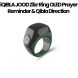 iQIBLA JOOD Zikr Ring OLED Prayer Reminder & Qibla Direction with Charging Case – Green | J01 ZIKR RING JOOD GRN