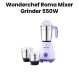 Wonderchef Roma Mixer Grinder 3-Jar 550W – White/Purple | 63155124