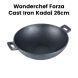Wonderchef 26cm Forza Cast Iron Kadai - Black | 63153474