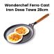 Wonderchef 28 cm Ferro Cast Iron Dosa Tawa - Black | 63154907