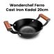 Wonderchef 20 cm Ferro Cast Iron Kadhai - Black | 63155058