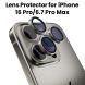 MagEasy Lens Protector for iPhone 16 Pro/Pro Max 6.1"/6.7" Titanium | MPH61P029TT24