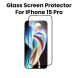 SwitchEasy Tempered Glass Screen Protector for iPhone 15 Pro 6.1" | SPH56P052CL23